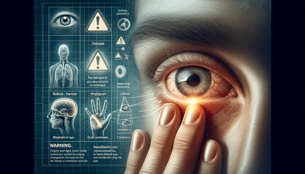 Coçar os olhos prejudica a visão?