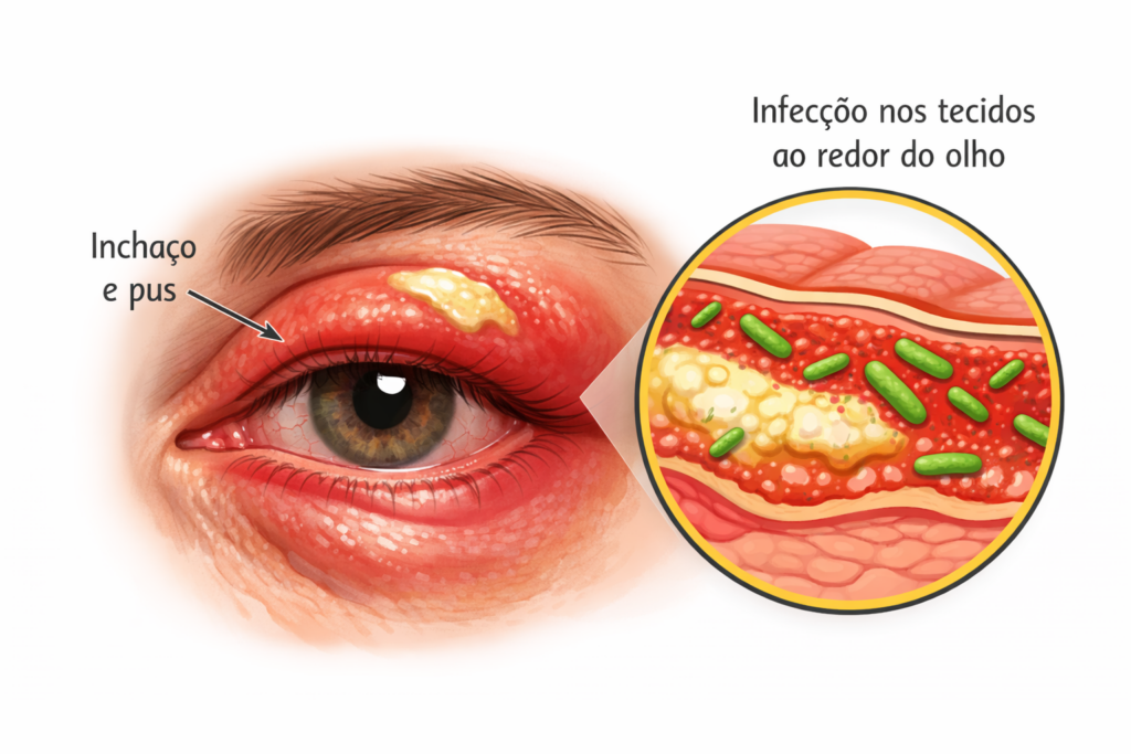 image - Celulite no olho: o que é, sintomas e tratamento